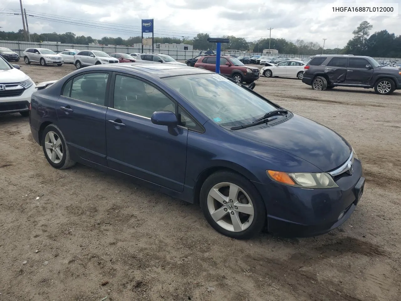 2007 Honda Civic Ex VIN: 1HGFA16887L012000 Lot: 79492534