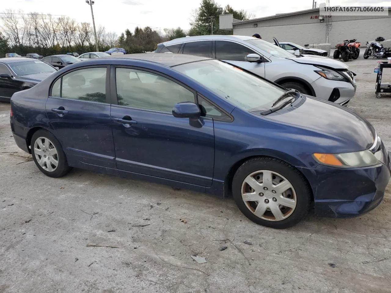 2007 Honda Civic Lx VIN: 1HGFA16577L066605 Lot: 79495994