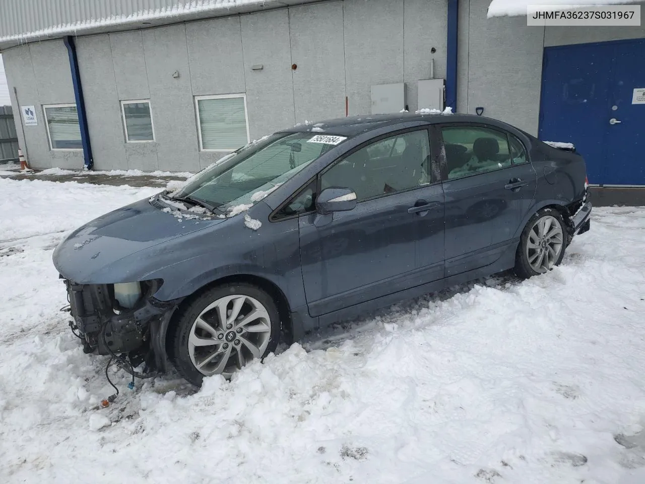 2007 Honda Civic Hybrid VIN: JHMFA36237S031967 Lot: 79501684