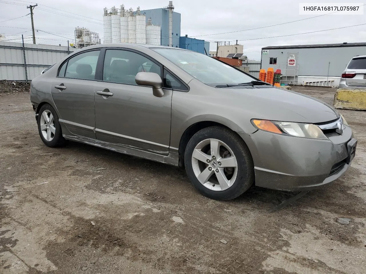 2007 Honda Civic Ex VIN: 1HGFA16817L075987 Lot: 79619474