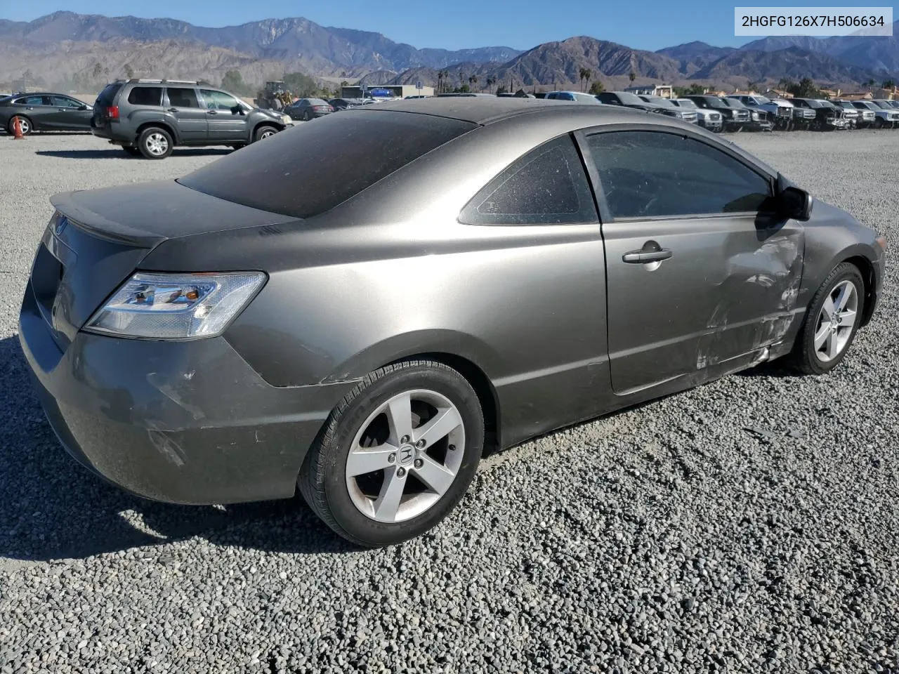 2007 Honda Civic Lx VIN: 2HGFG126X7H506634 Lot: 80091494