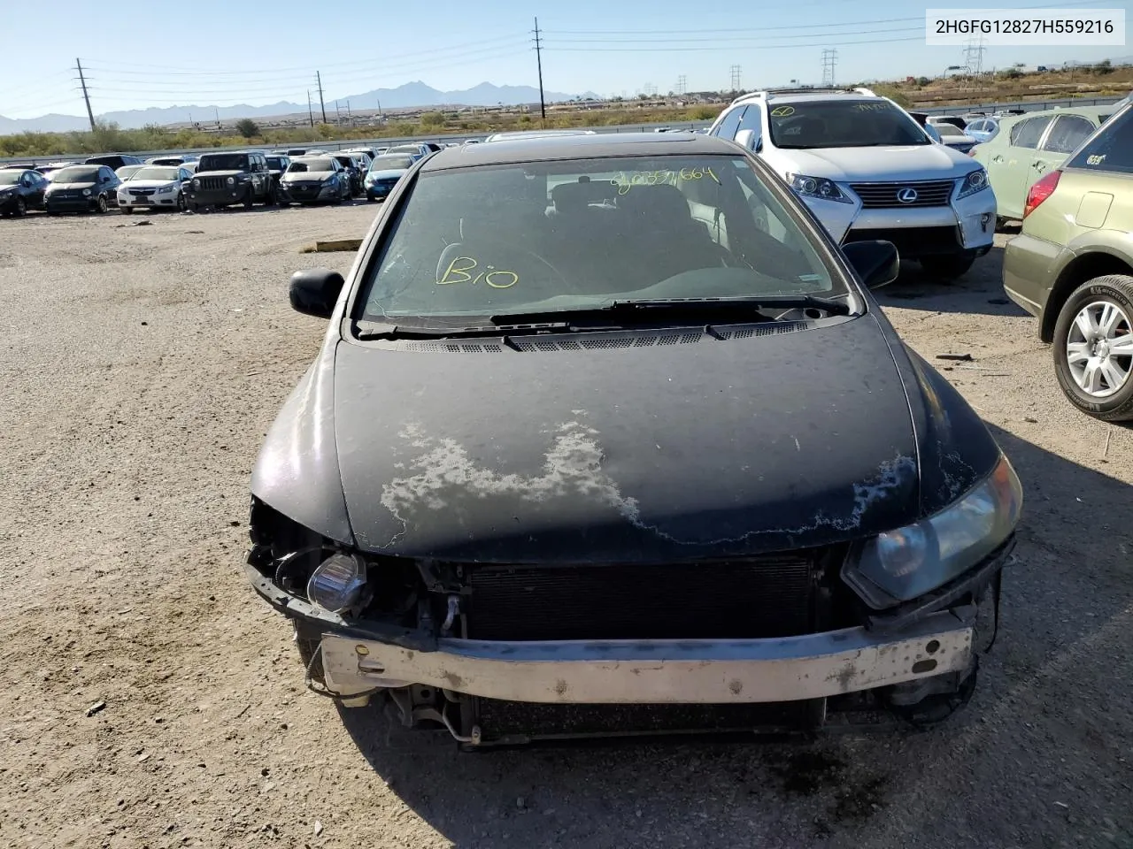 2007 Honda Civic Ex VIN: 2HGFG12827H559216 Lot: 80352664