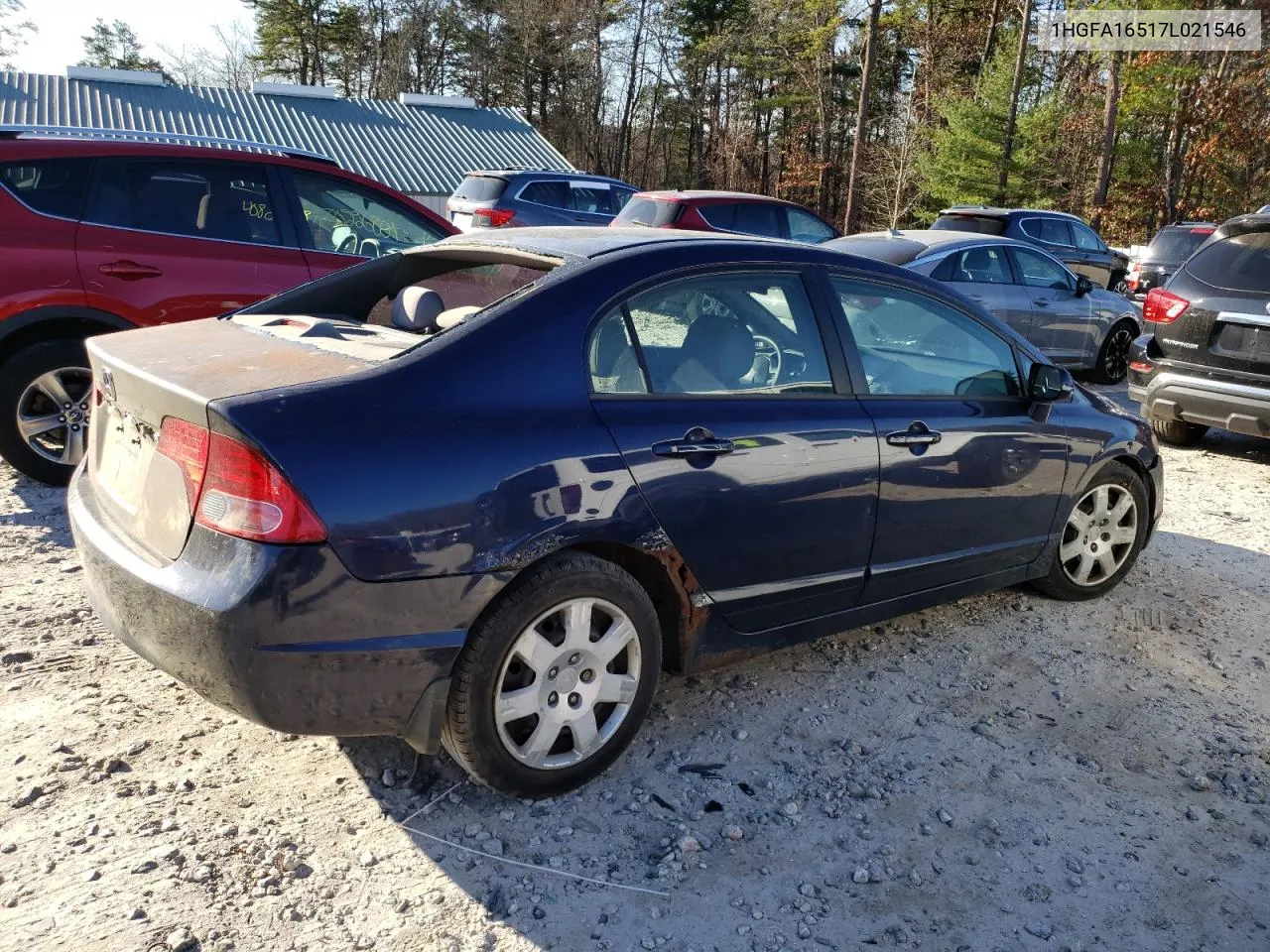 2007 Honda Civic Lx VIN: 1HGFA16517L021546 Lot: 80847764