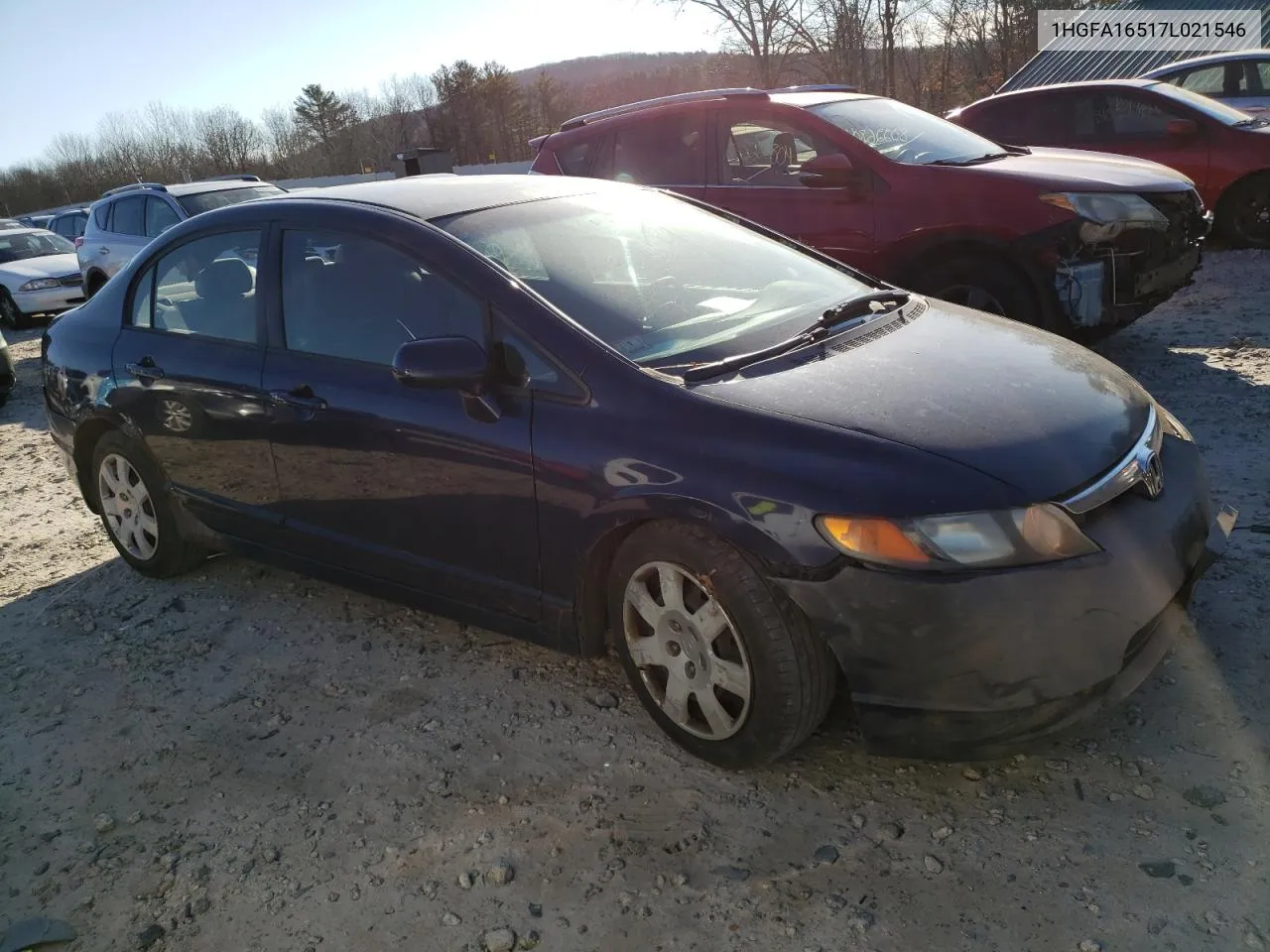 2007 Honda Civic Lx VIN: 1HGFA16517L021546 Lot: 80847764