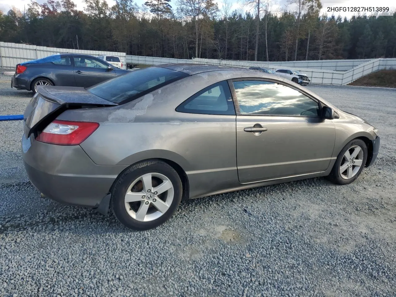 2007 Honda Civic Ex VIN: 2HGFG12827H513899 Lot: 81055344