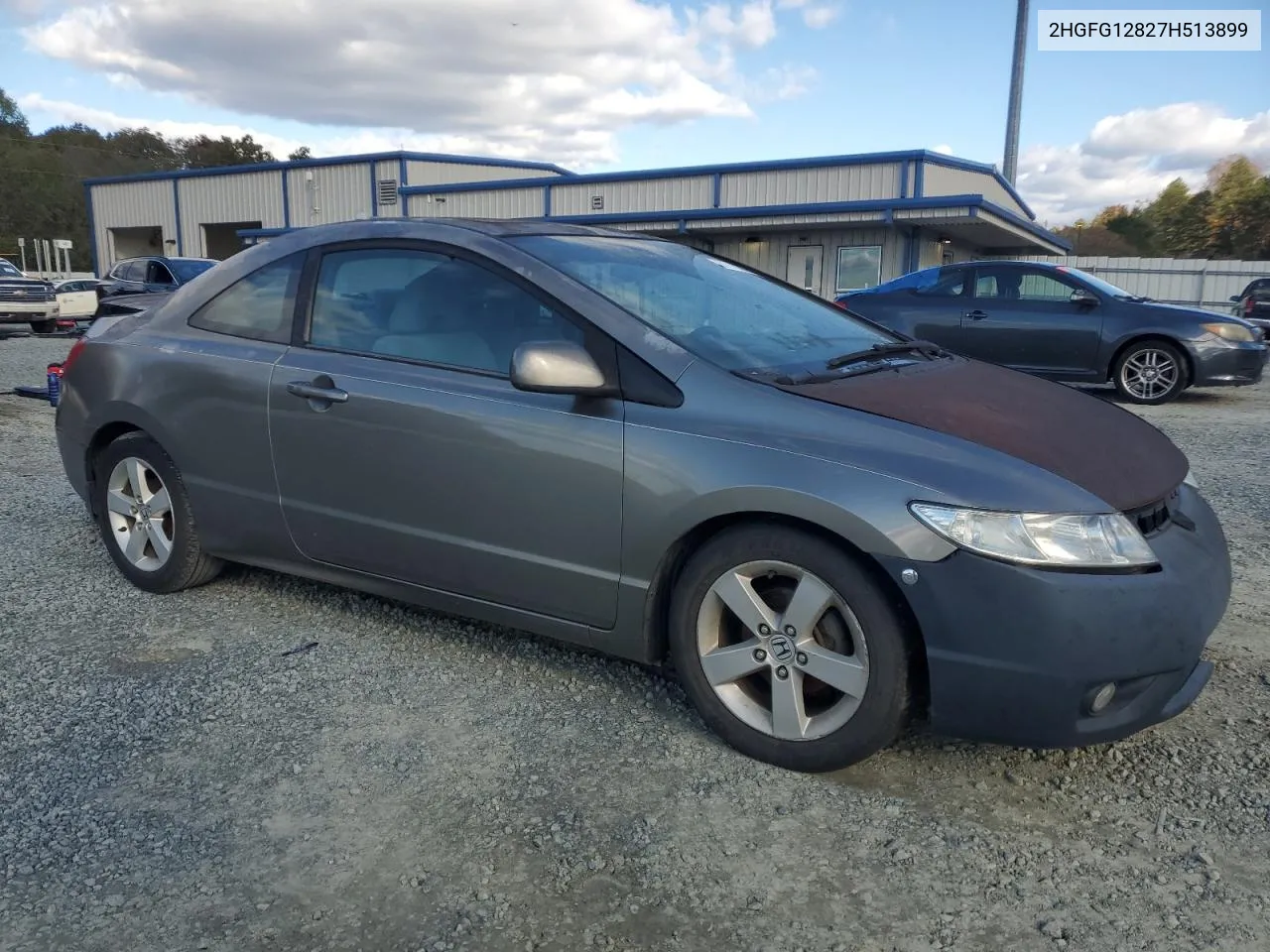 2007 Honda Civic Ex VIN: 2HGFG12827H513899 Lot: 81055344