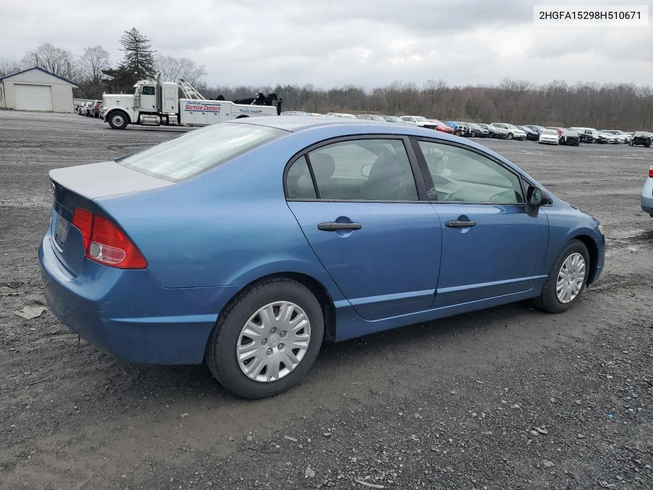 2008 Honda Civic Dx VIN: 2HGFA15298H510671 Lot: 48585844