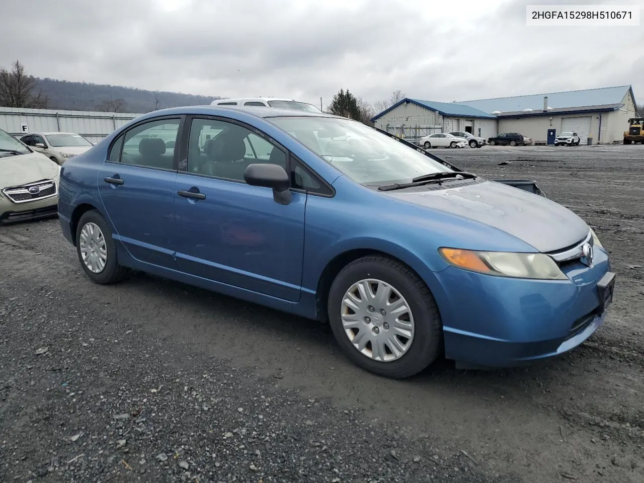 2HGFA15298H510671 2008 Honda Civic Dx