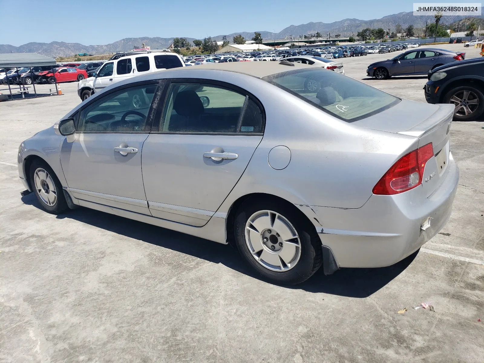 2008 Honda Civic Hybrid VIN: JHMFA36248S018324 Lot: 50191324