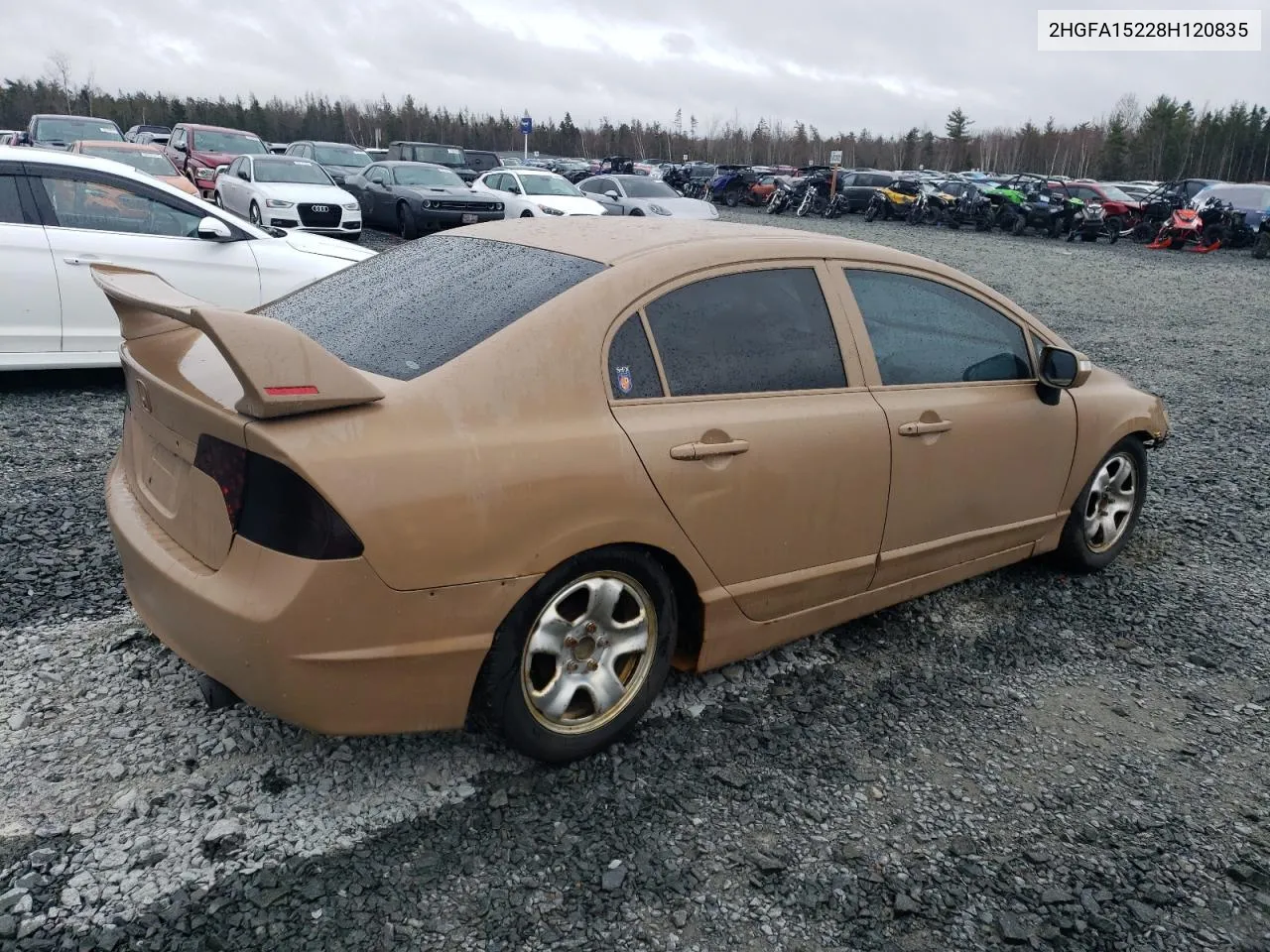 2HGFA15228H120835 2008 Honda Civic Dx