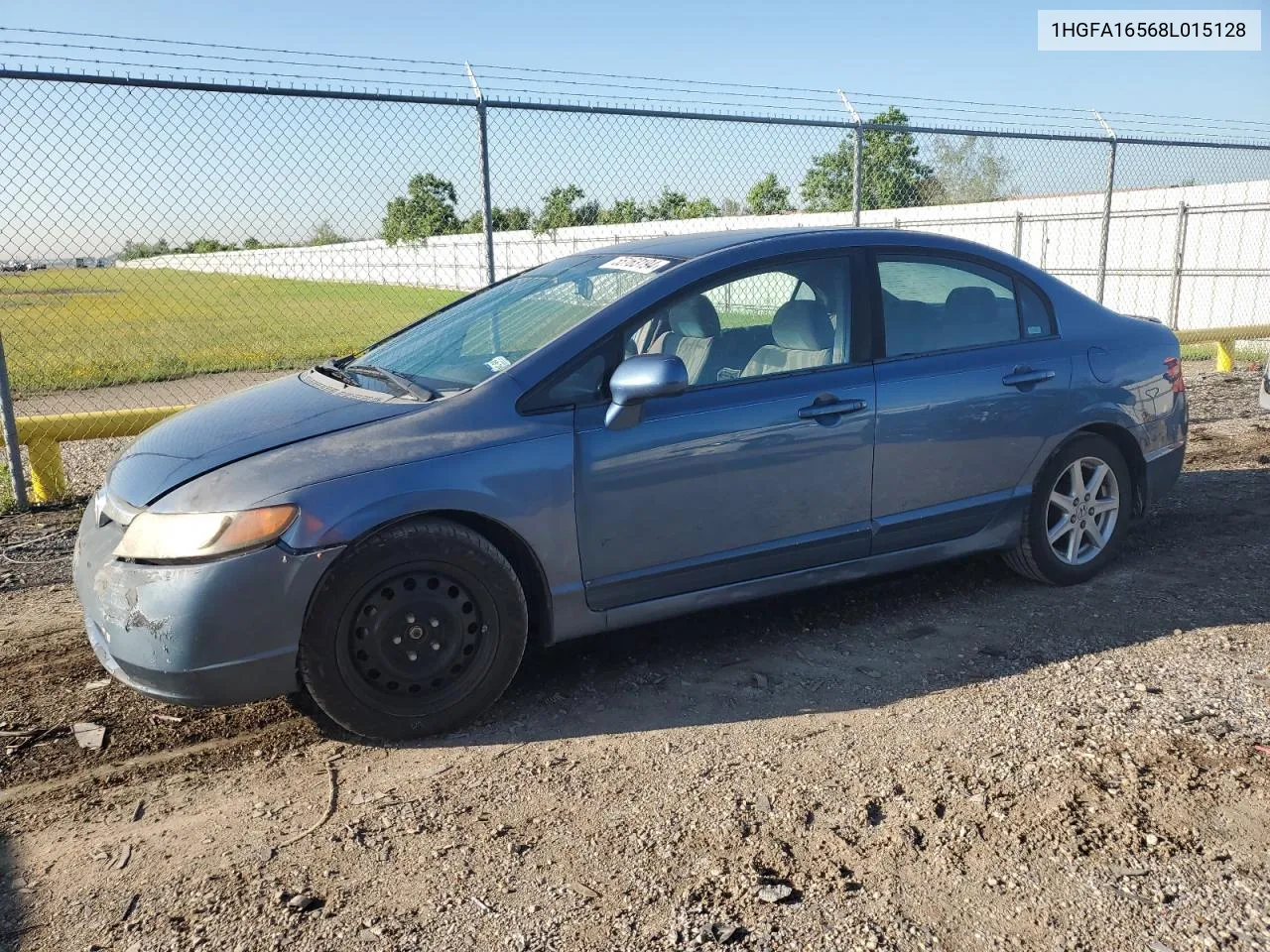 2008 Honda Civic Lx VIN: 1HGFA16568L015128 Lot: 55163194