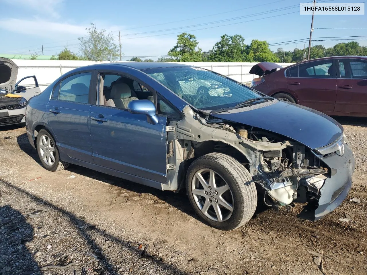 2008 Honda Civic Lx VIN: 1HGFA16568L015128 Lot: 55163194