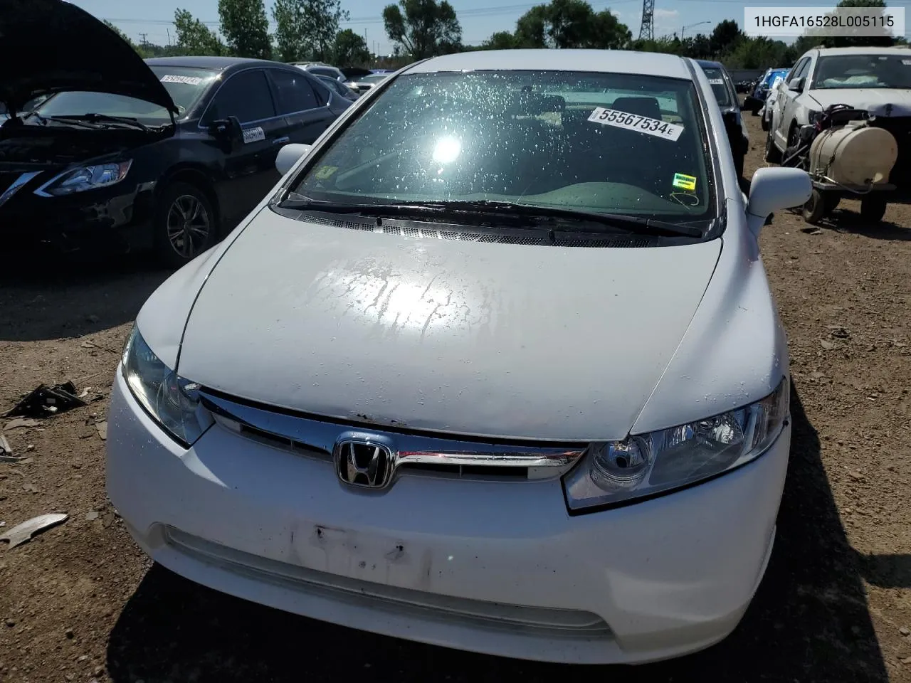 1HGFA16528L005115 2008 Honda Civic Lx