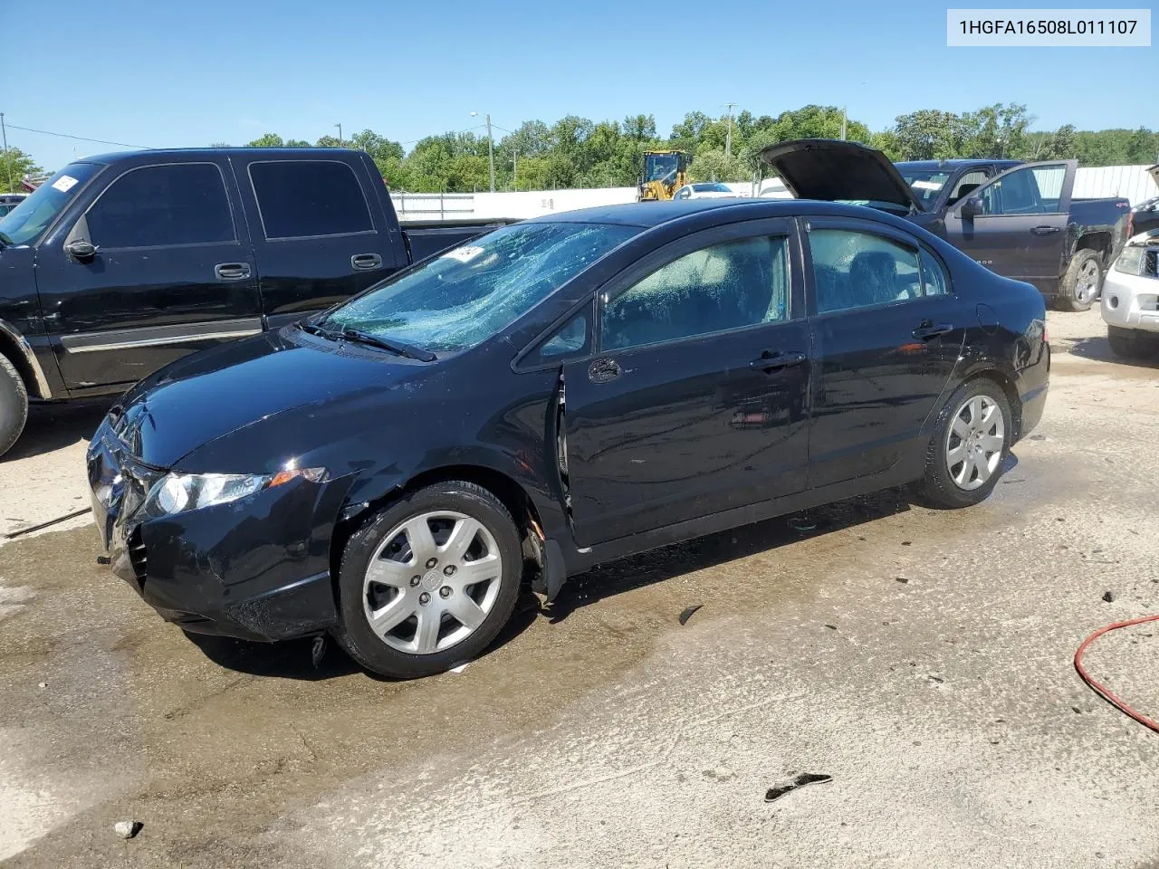 1HGFA16508L011107 2008 Honda Civic Lx