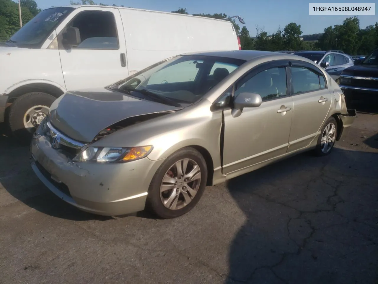 1HGFA16598L048947 2008 Honda Civic Lx