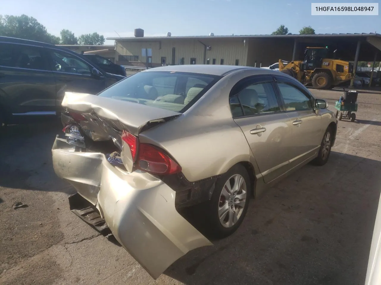 2008 Honda Civic Lx VIN: 1HGFA16598L048947 Lot: 61615964