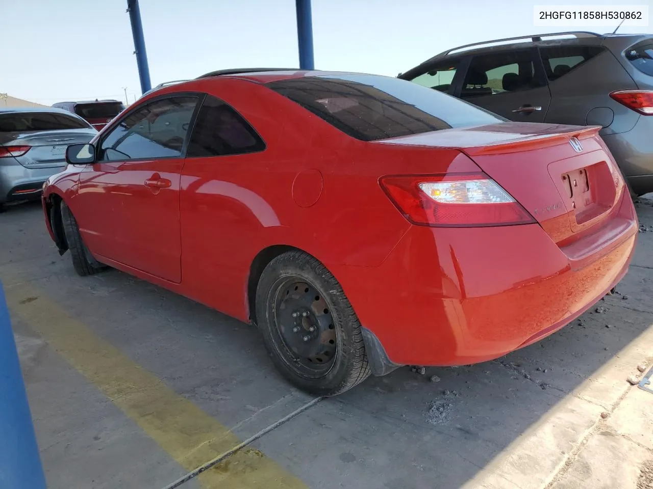 2HGFG11858H530862 2008 Honda Civic Ex