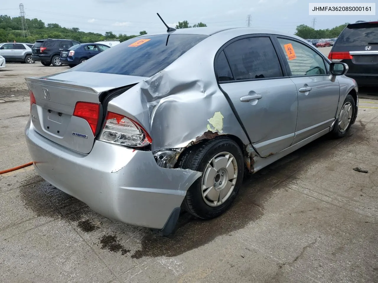 JHMFA36208S000161 2008 Honda Civic Hybrid