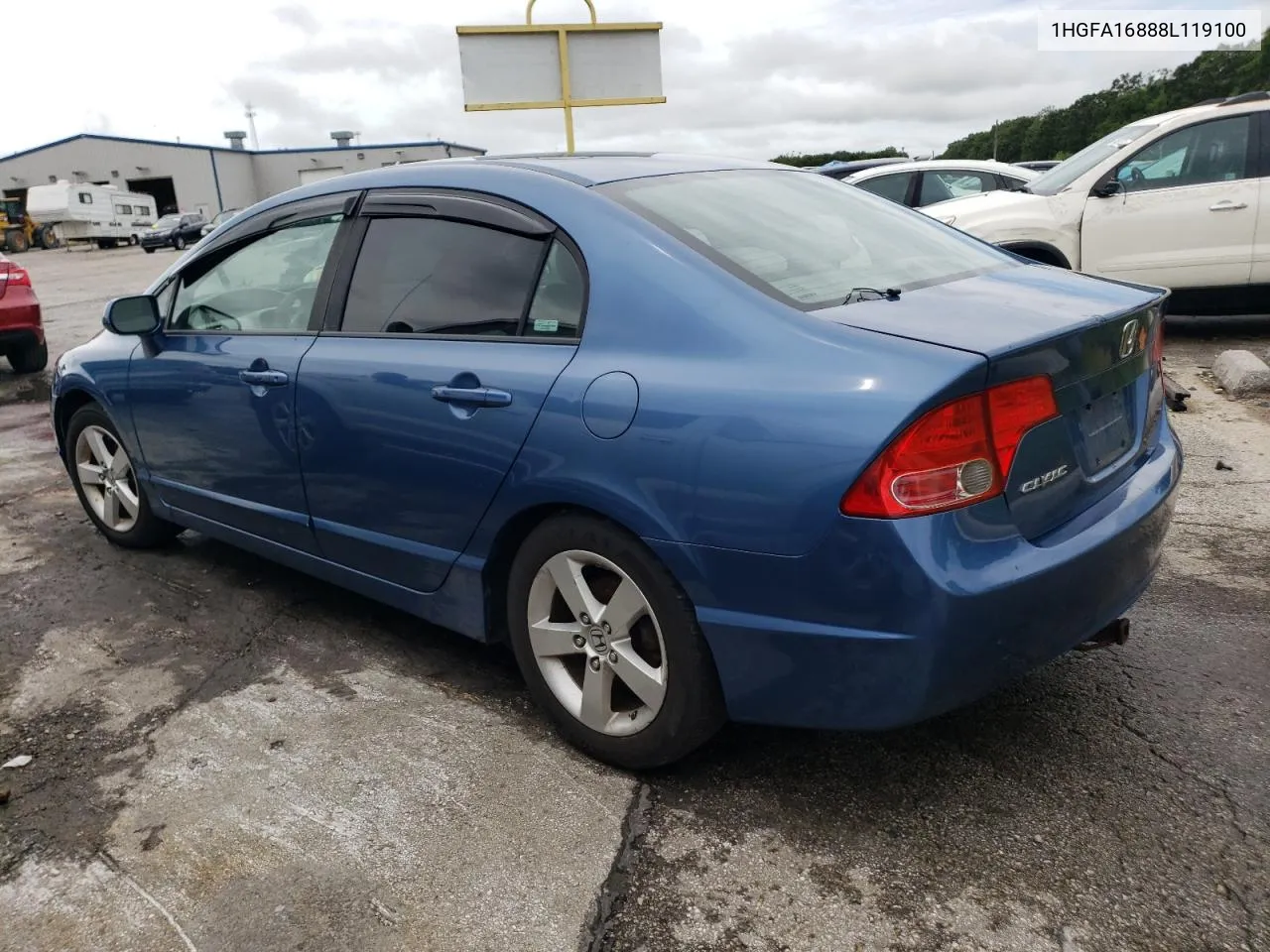 1HGFA16888L119100 2008 Honda Civic Ex