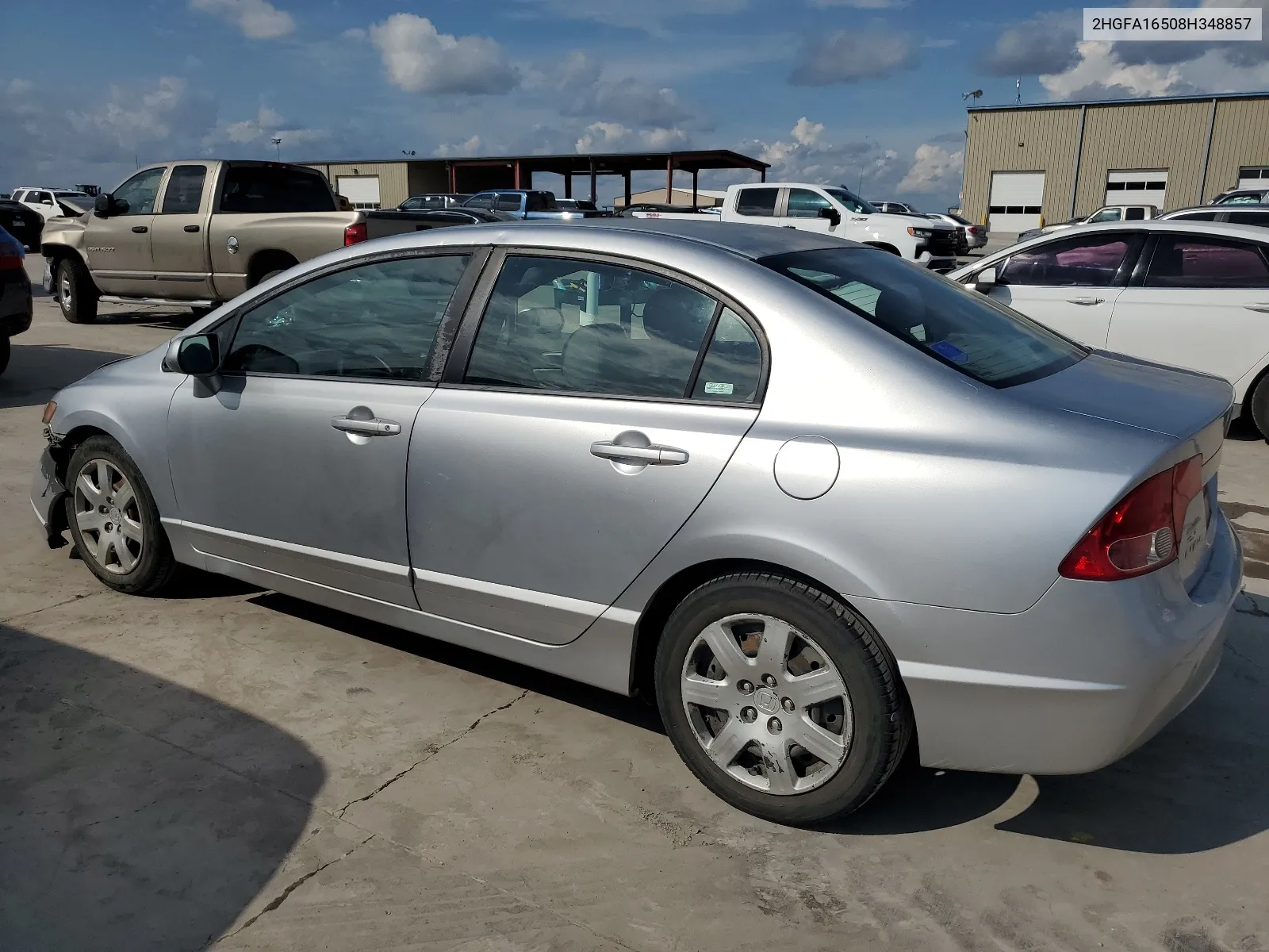 2008 Honda Civic Lx VIN: 2HGFA16508H348857 Lot: 63721824