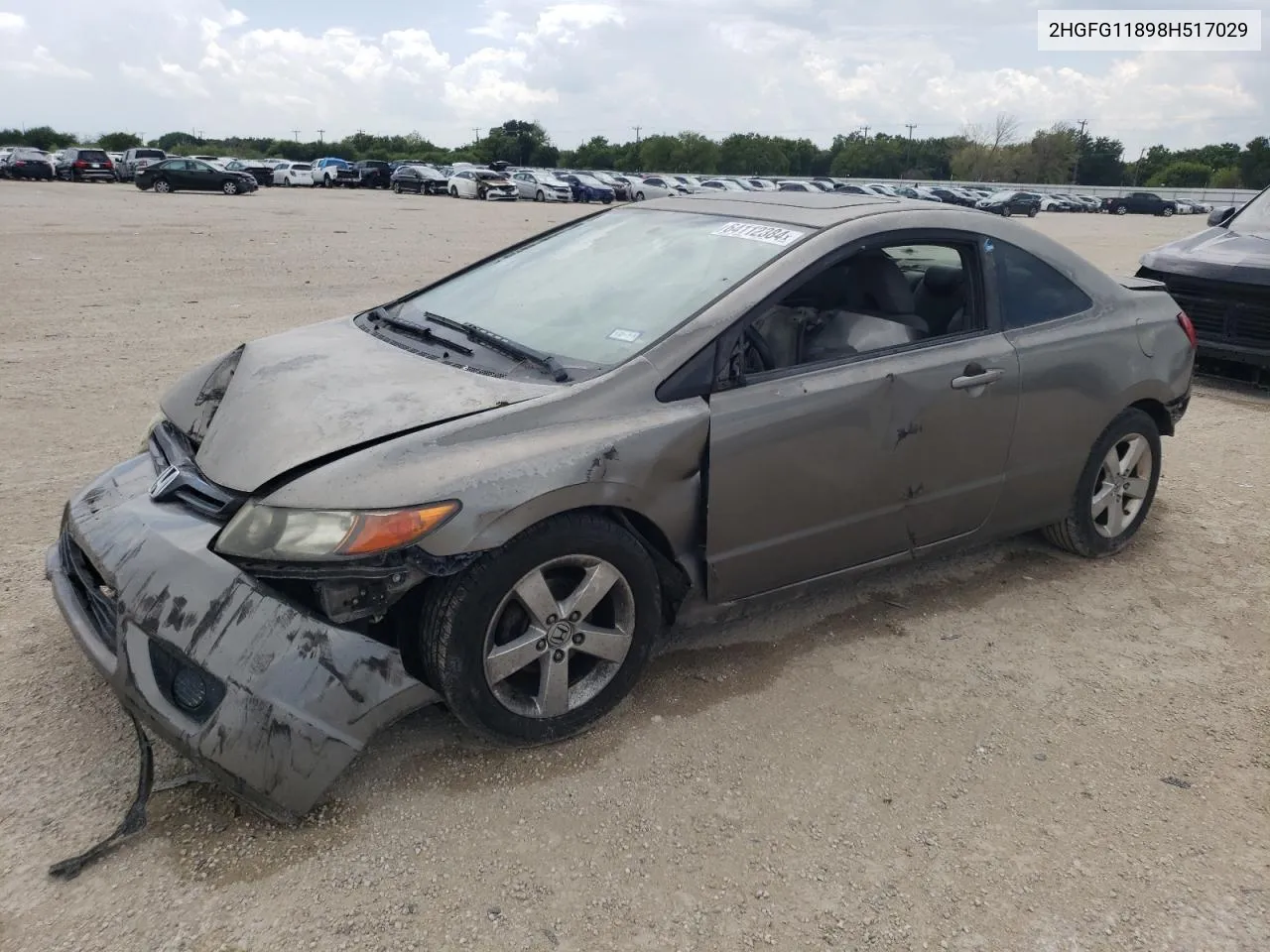 2HGFG11898H517029 2008 Honda Civic Ex