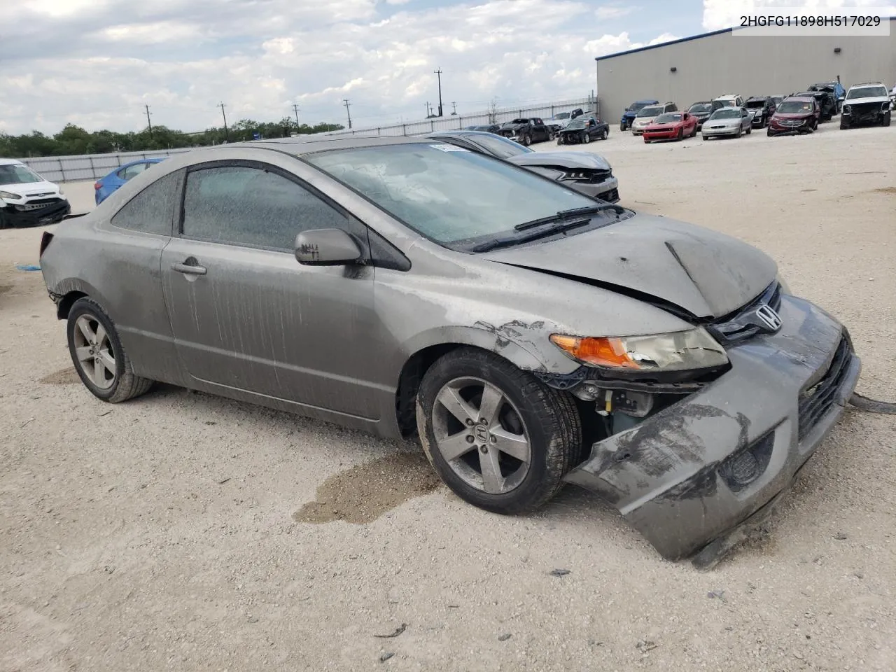 2008 Honda Civic Ex VIN: 2HGFG11898H517029 Lot: 64112384