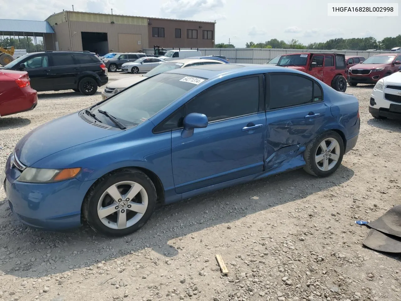 1HGFA16828L002998 2008 Honda Civic Ex