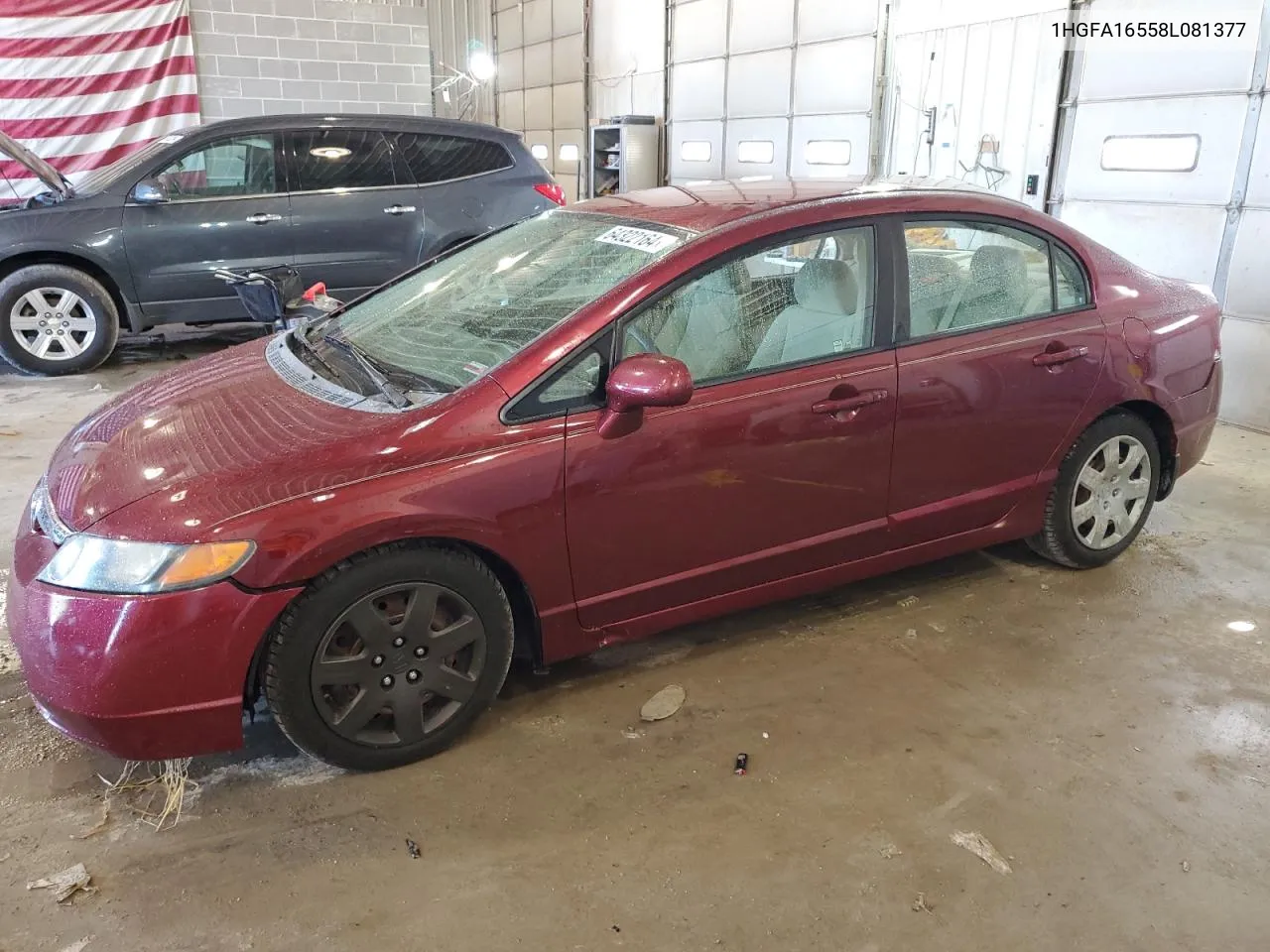 2008 Honda Civic Lx VIN: 1HGFA16558L081377 Lot: 64322164