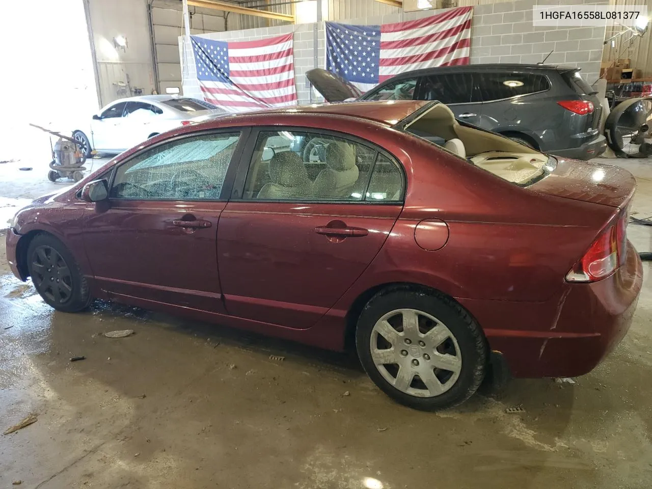 1HGFA16558L081377 2008 Honda Civic Lx