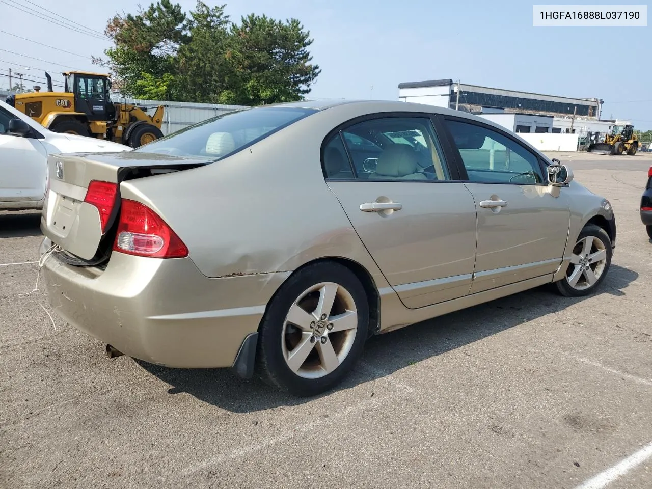 2008 Honda Civic Ex VIN: 1HGFA16888L037190 Lot: 64387864