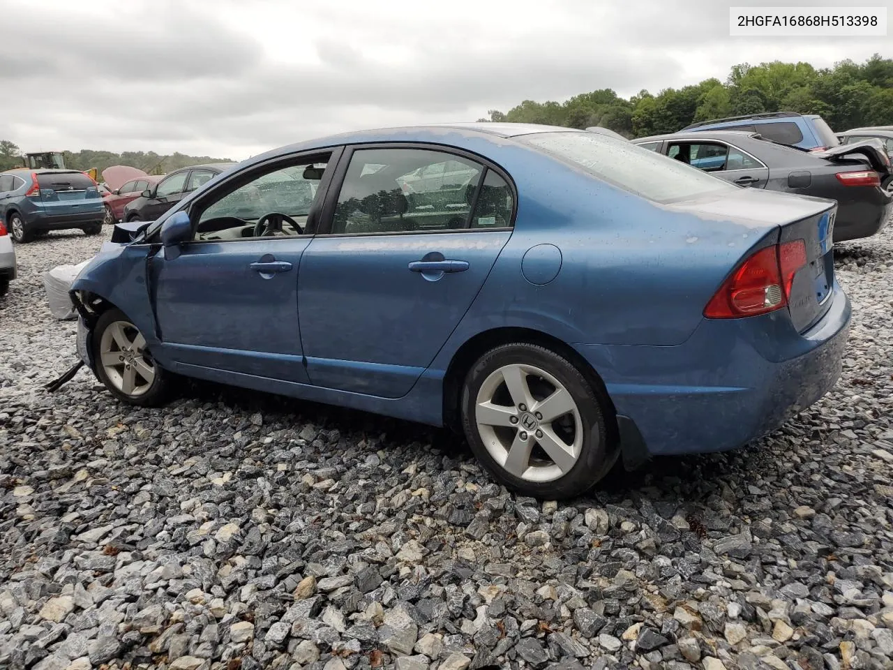 2008 Honda Civic Ex VIN: 2HGFA16868H513398 Lot: 64490474