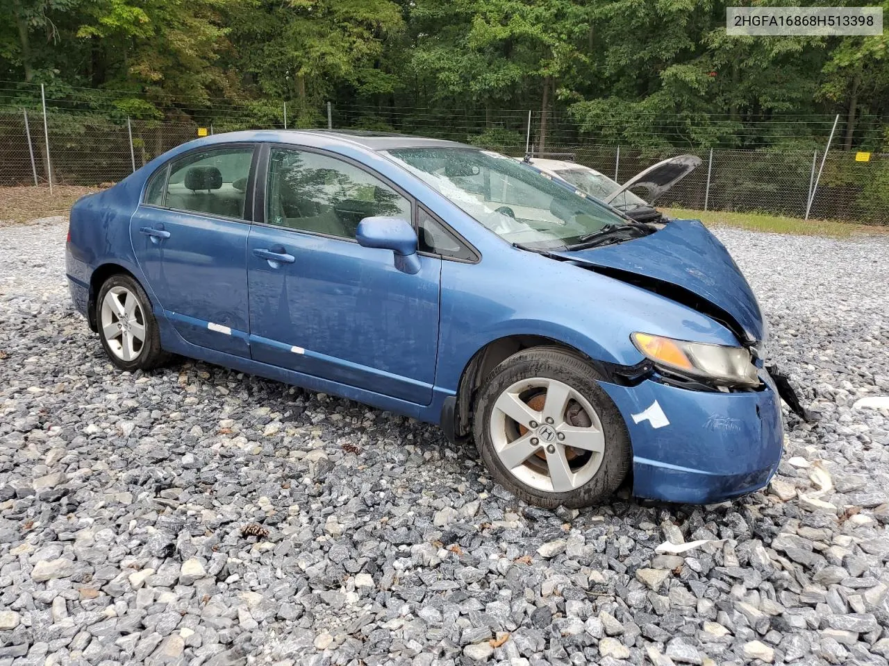 2008 Honda Civic Ex VIN: 2HGFA16868H513398 Lot: 64490474