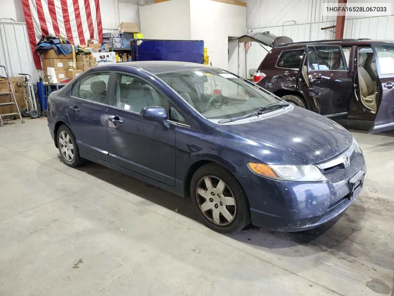 2008 Honda Civic Lx VIN: 1HGFA16528L067033 Lot: 64600394