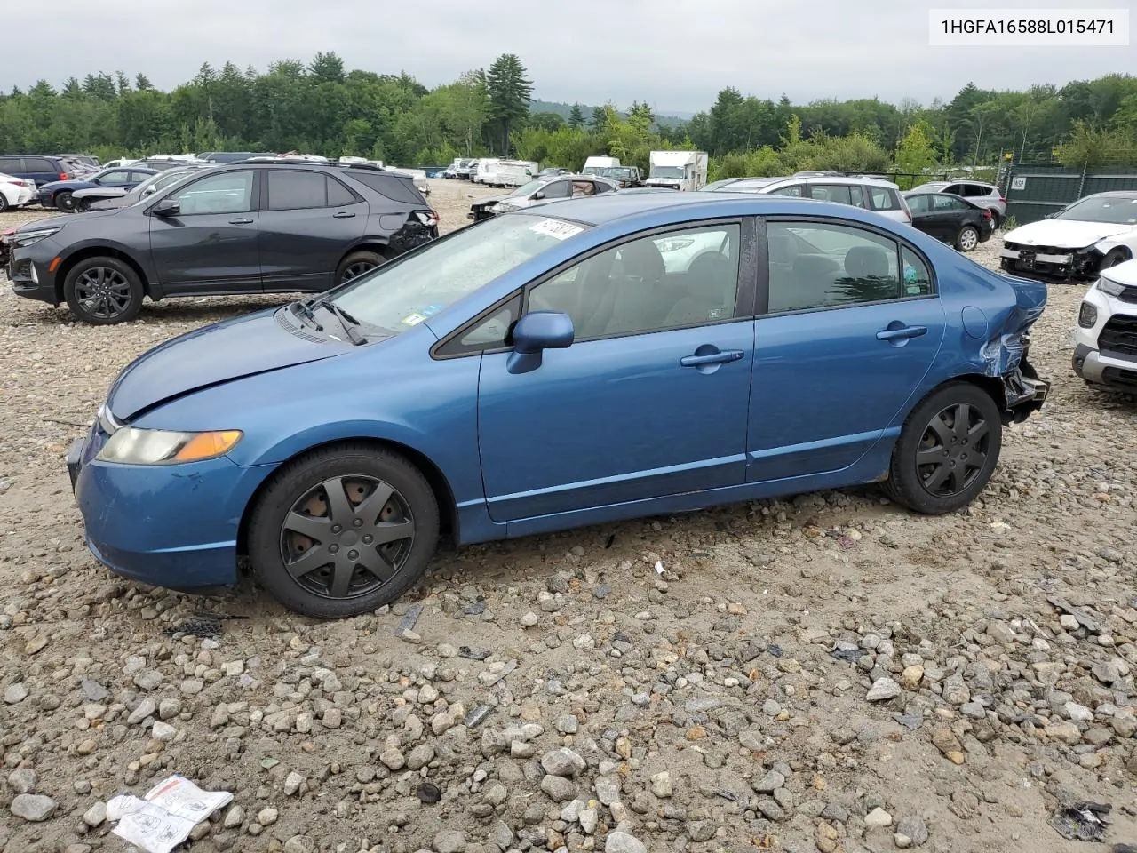 2008 Honda Civic Lx VIN: 1HGFA16588L015471 Lot: 64773874