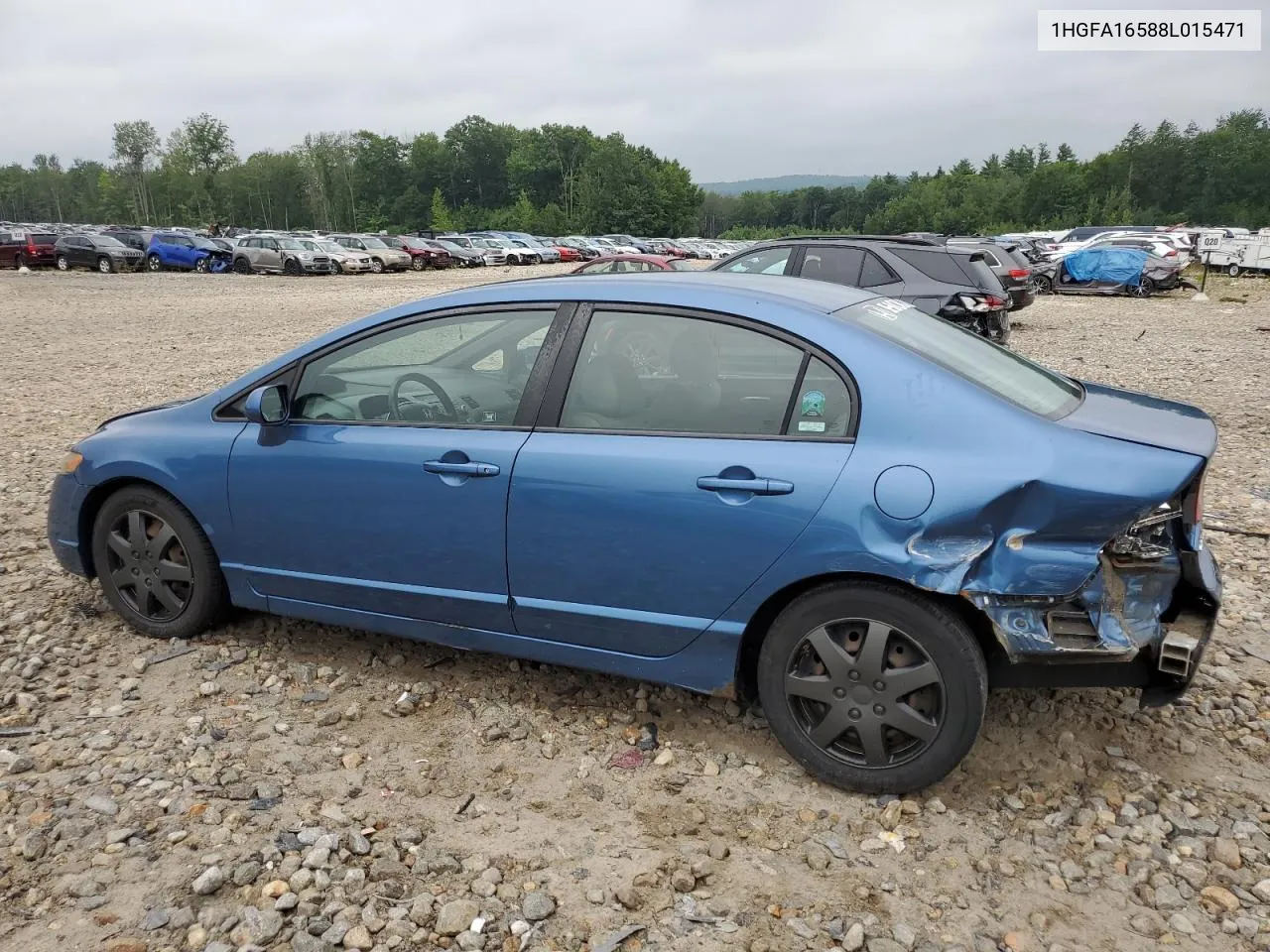 2008 Honda Civic Lx VIN: 1HGFA16588L015471 Lot: 64773874