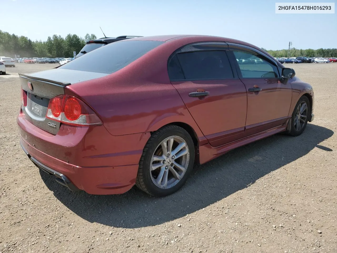 2008 Honda Civic Dx-G VIN: 2HGFA15478H016293 Lot: 64824214