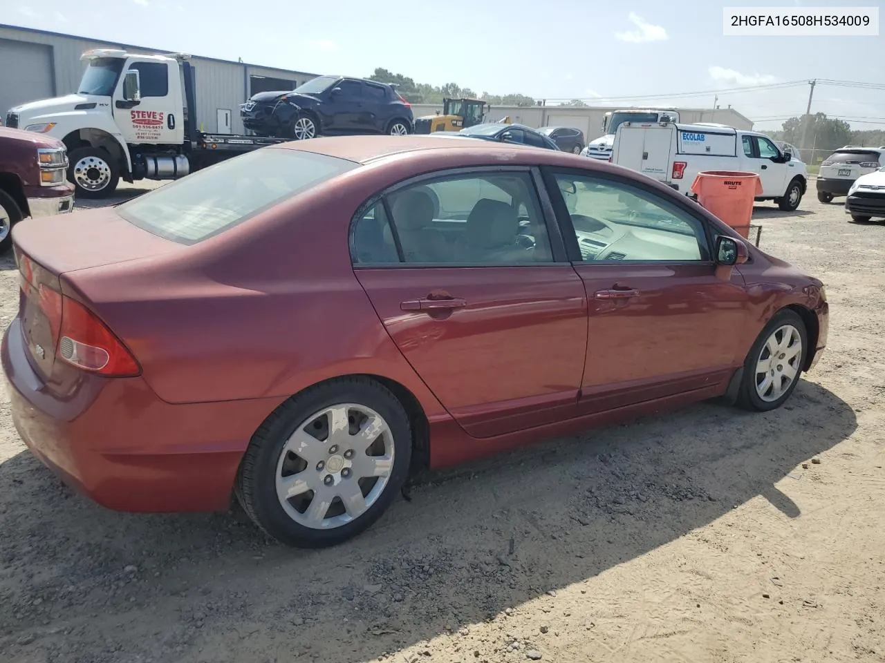 2008 Honda Civic Lx VIN: 2HGFA16508H534009 Lot: 64894004