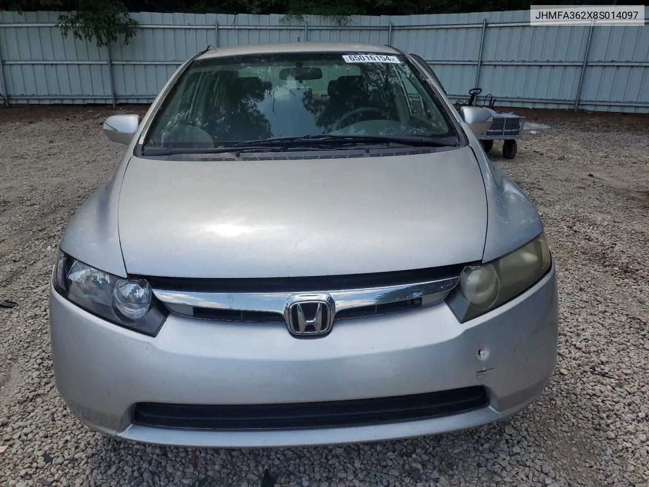 2008 Honda Civic Hybrid VIN: JHMFA362X8S014097 Lot: 65016154