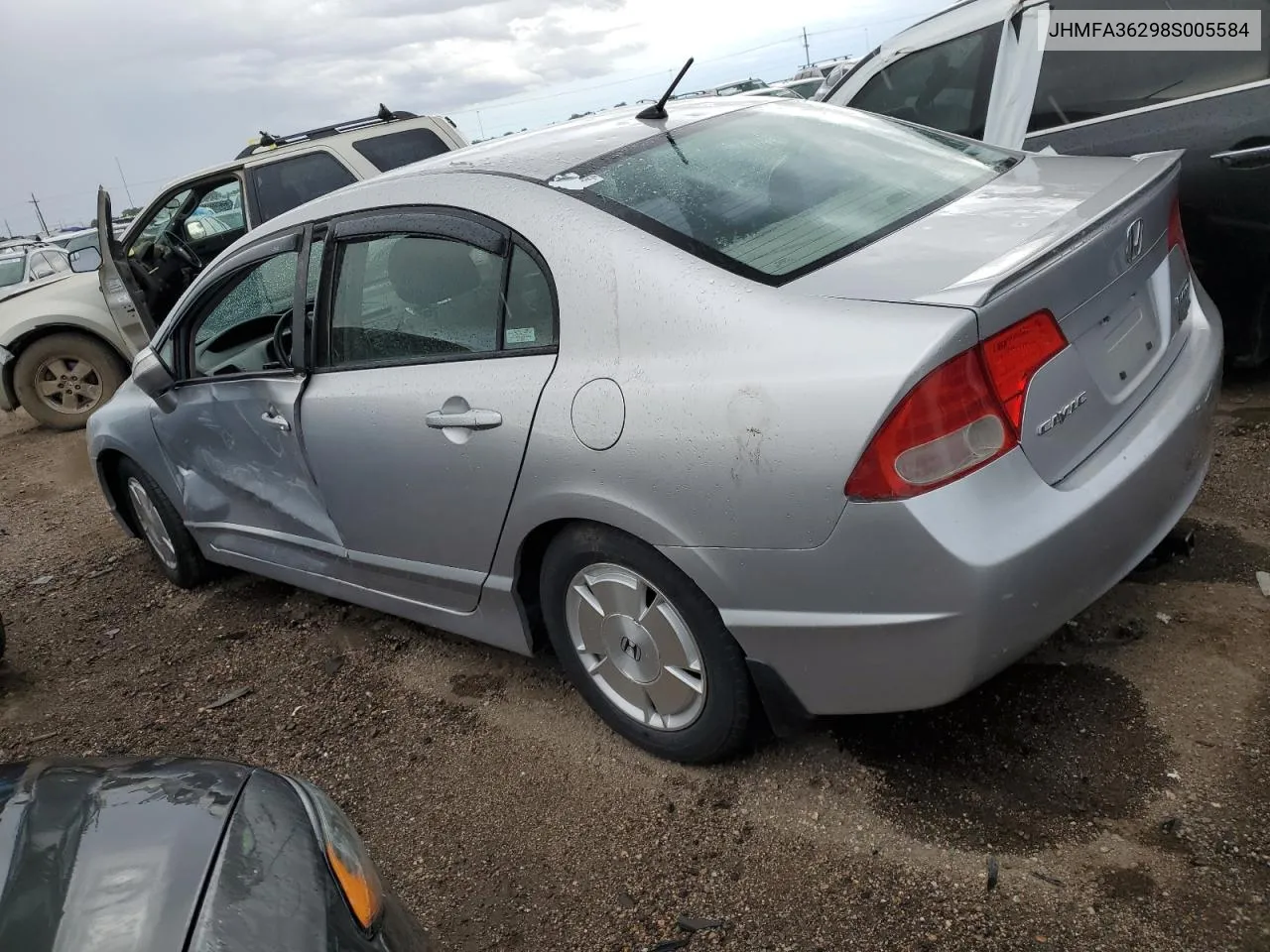 2008 Honda Civic Hybrid VIN: JHMFA36298S005584 Lot: 65167384