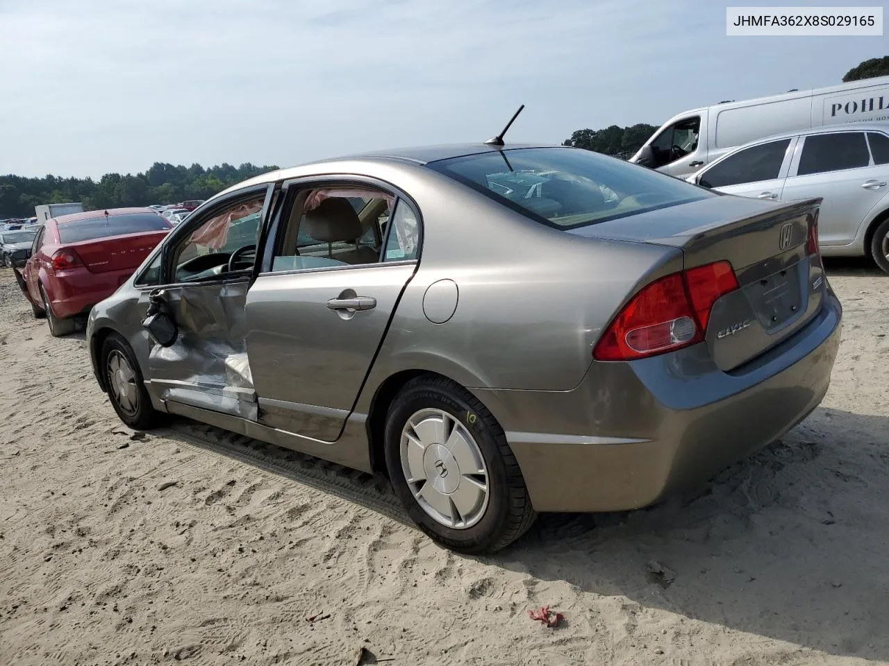 2008 Honda Civic Hybrid VIN: JHMFA362X8S029165 Lot: 65596274