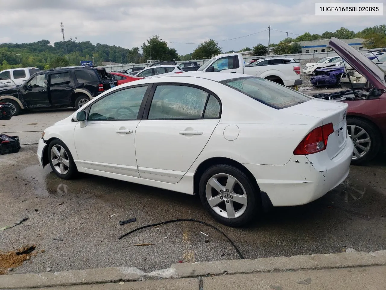 2008 Honda Civic Ex VIN: 1HGFA16858L020895 Lot: 65935314