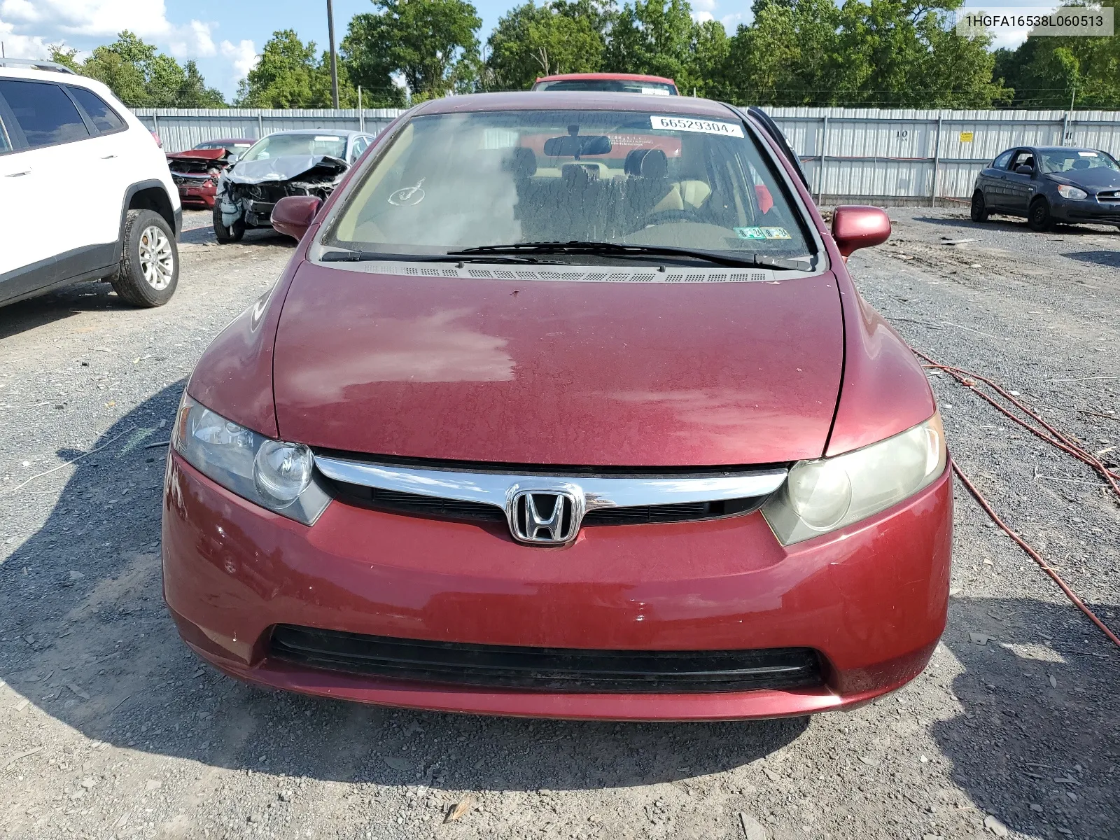 1HGFA16538L060513 2008 Honda Civic Lx