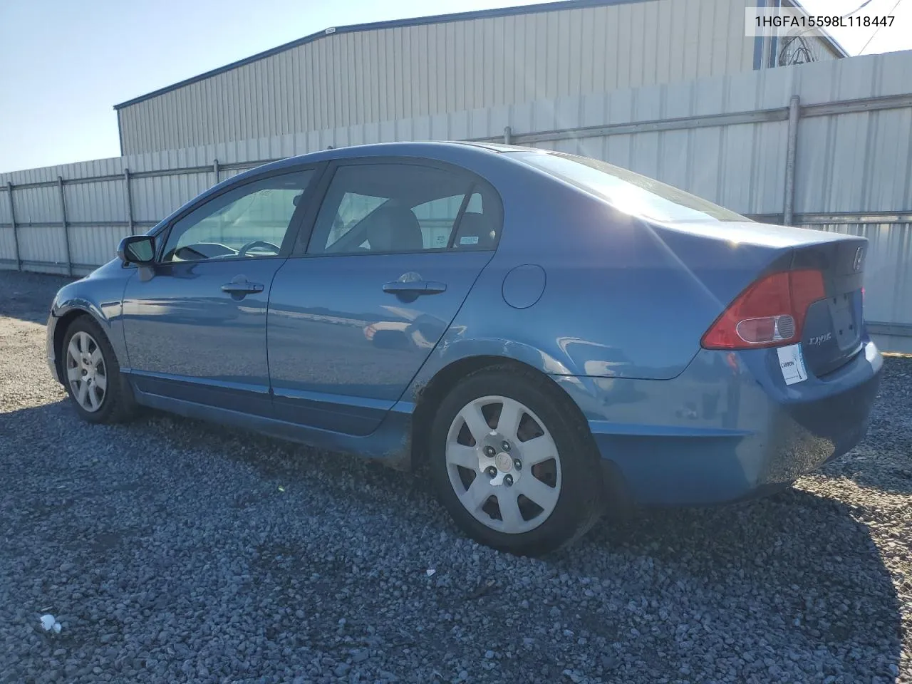 2008 Honda Civic Lx VIN: 1HGFA15598L118447 Lot: 67105294