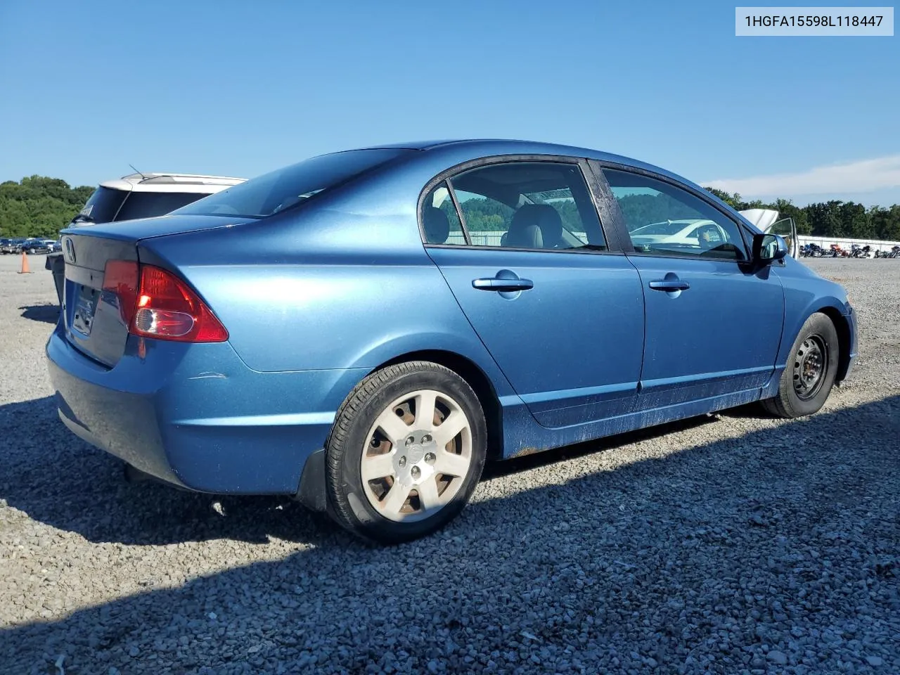 2008 Honda Civic Lx VIN: 1HGFA15598L118447 Lot: 67105294