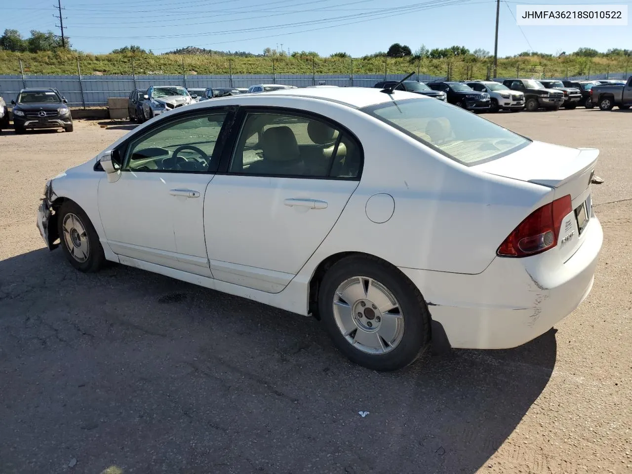 JHMFA36218S010522 2008 Honda Civic Hybrid