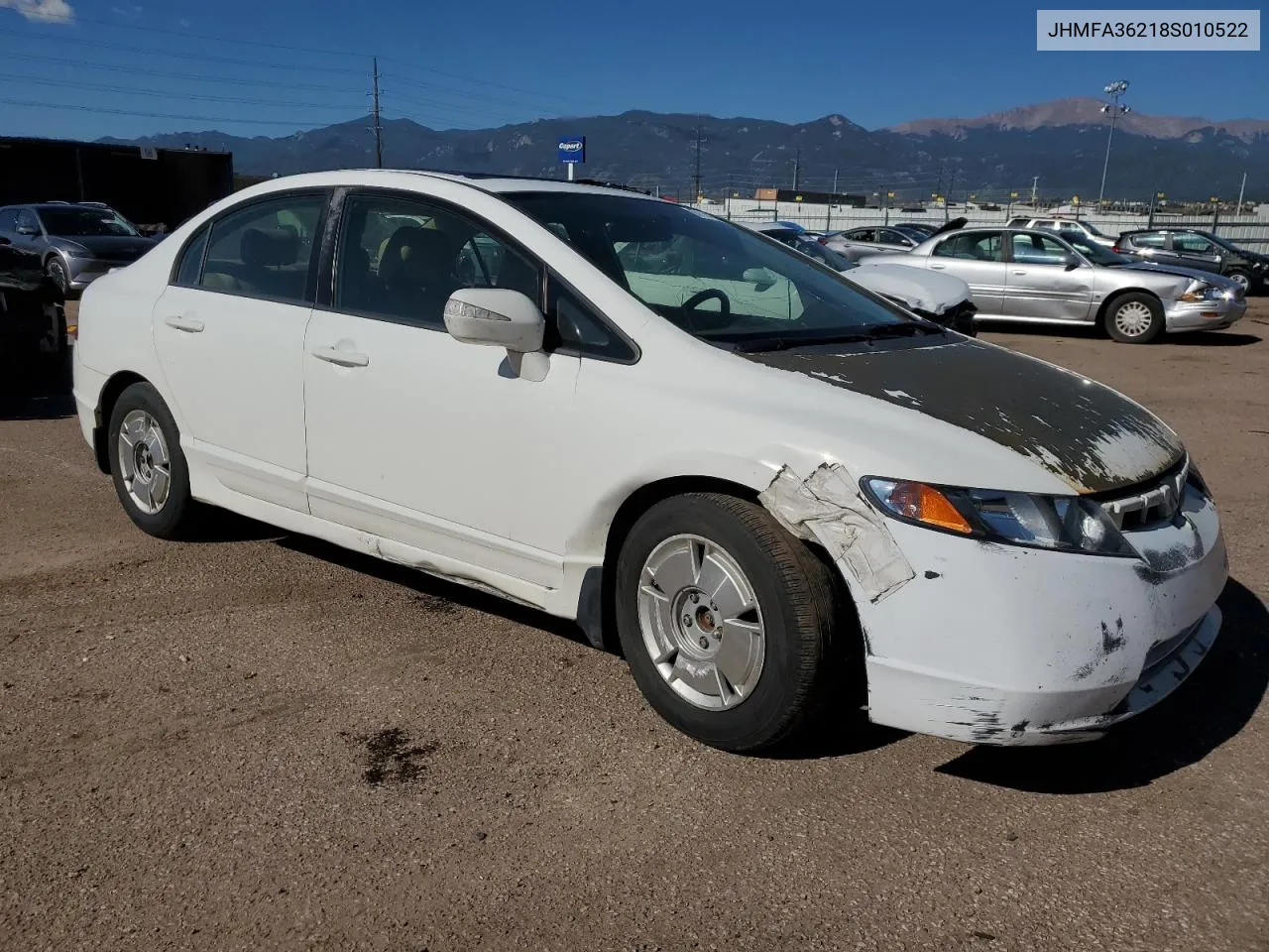 JHMFA36218S010522 2008 Honda Civic Hybrid