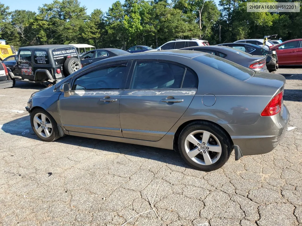 2008 Honda Civic Ex VIN: 2HGFA16808H512201 Lot: 67115824