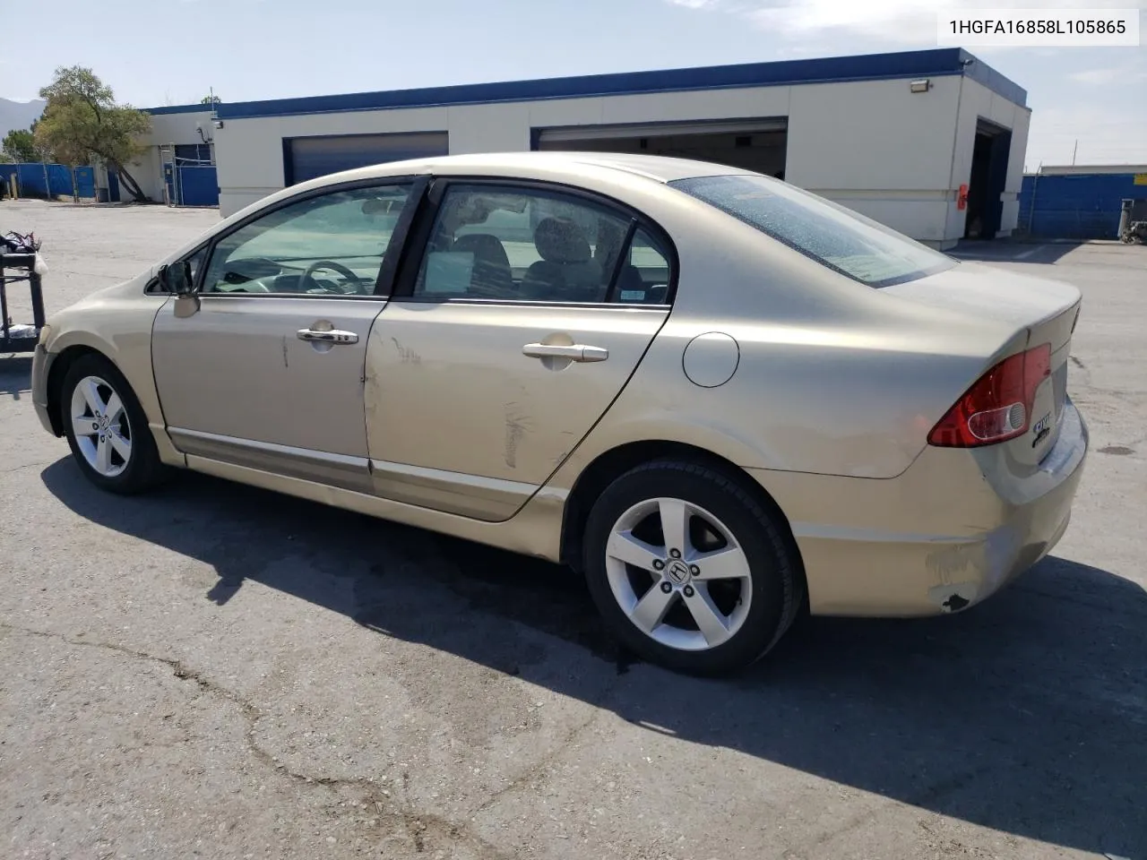 1HGFA16858L105865 2008 Honda Civic Ex