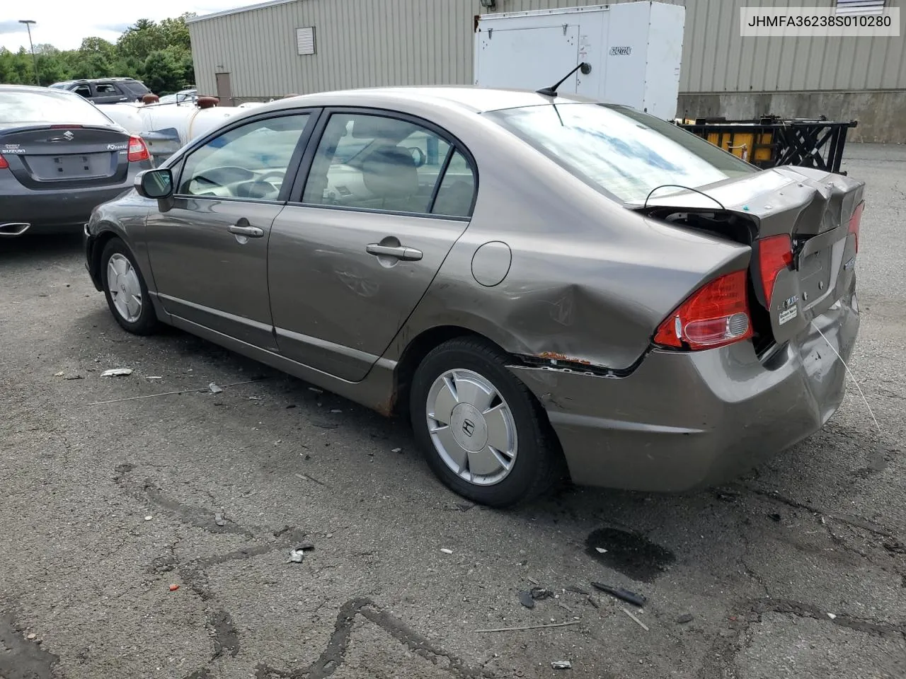 2008 Honda Civic Hybrid VIN: JHMFA36238S010280 Lot: 67635554