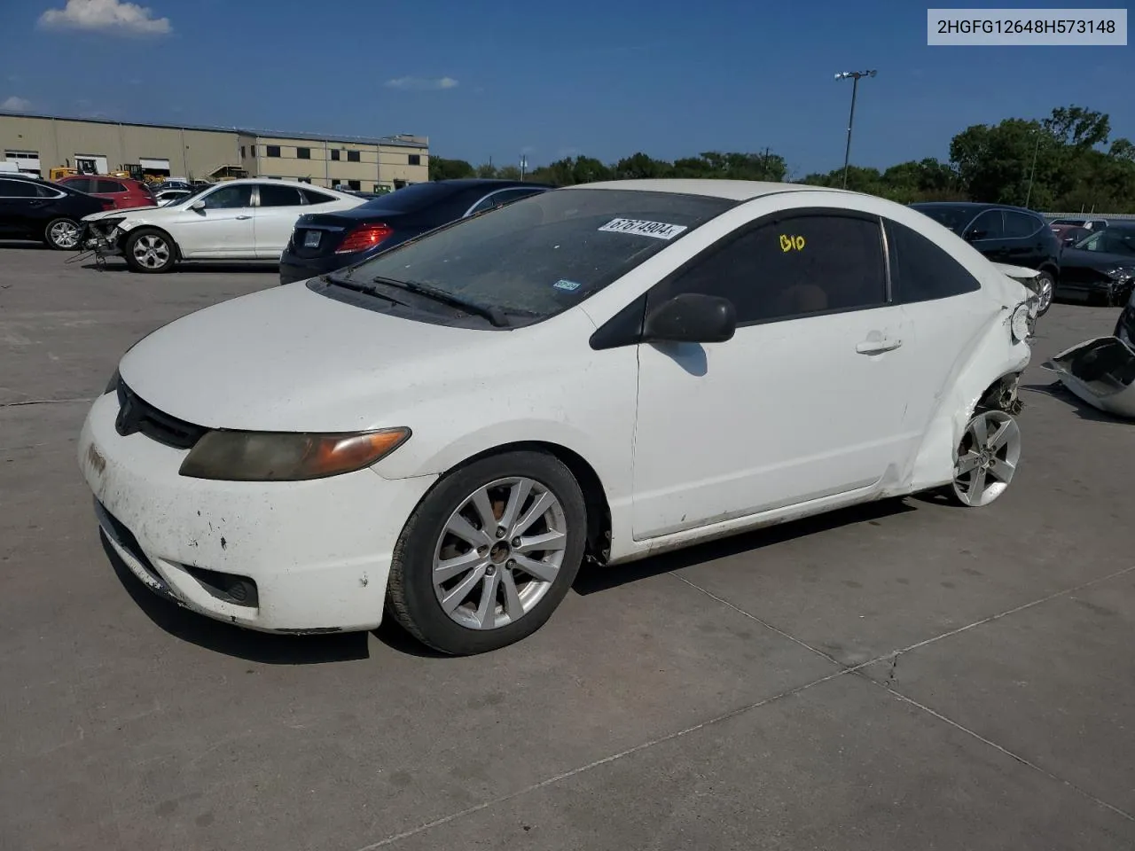 2HGFG12648H573148 2008 Honda Civic Lx